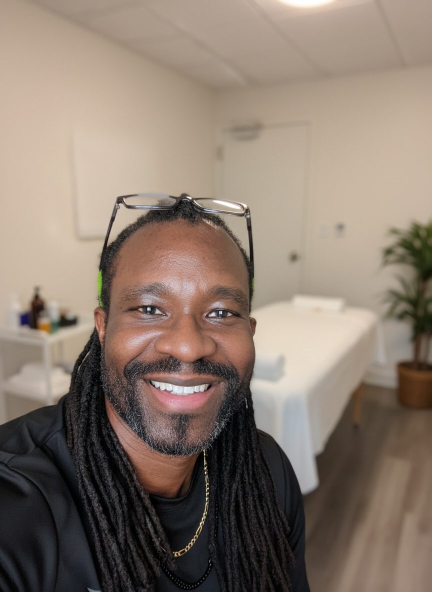 Dinyero Milligan, Florida Licensed Massage Therapist and Certified Manual Lymphatic Drainage Specialist in Palm Beach County